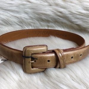 Joan&David Calfskin Belt Size S